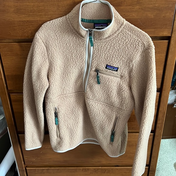 patagonia women's retro pile fleece marsupial pullover